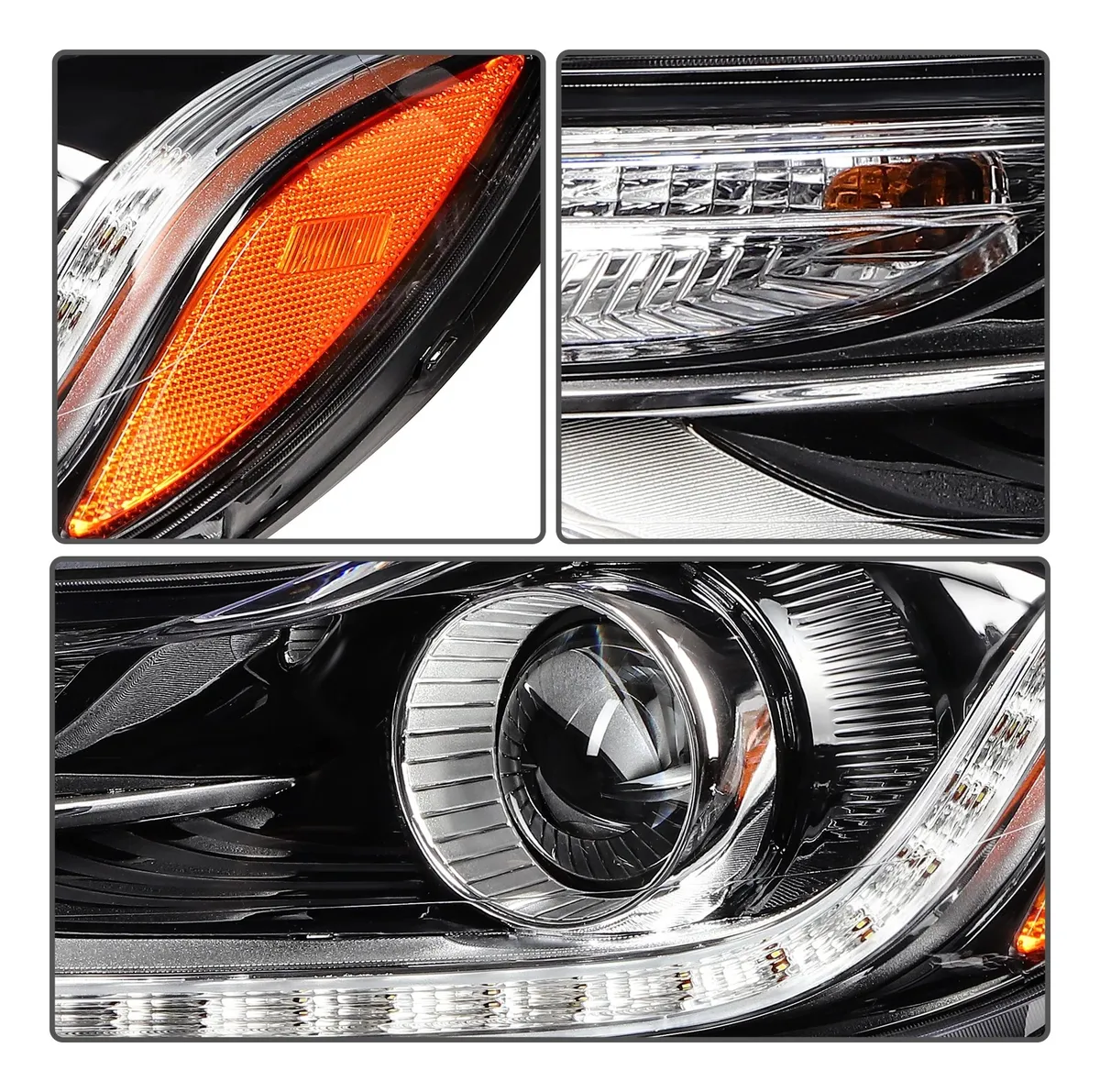 Faro Led Con Lupa Izquierdo Delantero Chevrolet Trax 2017-2023