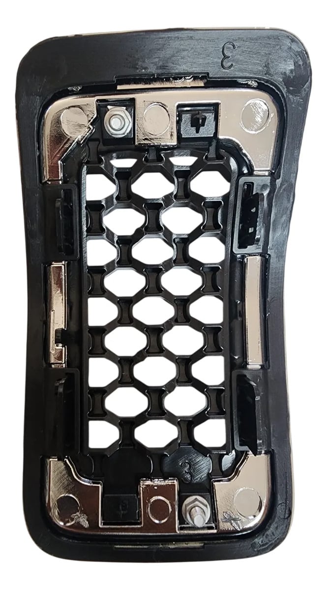 Parrilla Coraza Cromada #3 Delantero Jeep Cherokee 2019-2023