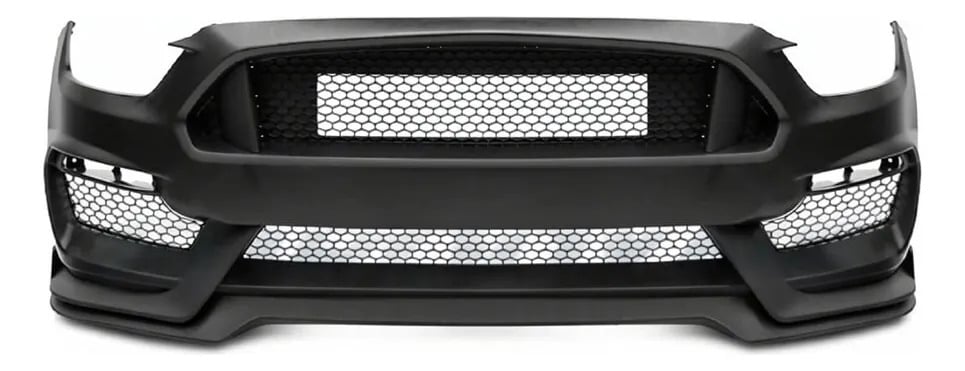 Body Kit Bumper Frontal GT 350 Negro Delantero Ford Mustang 2015-2023