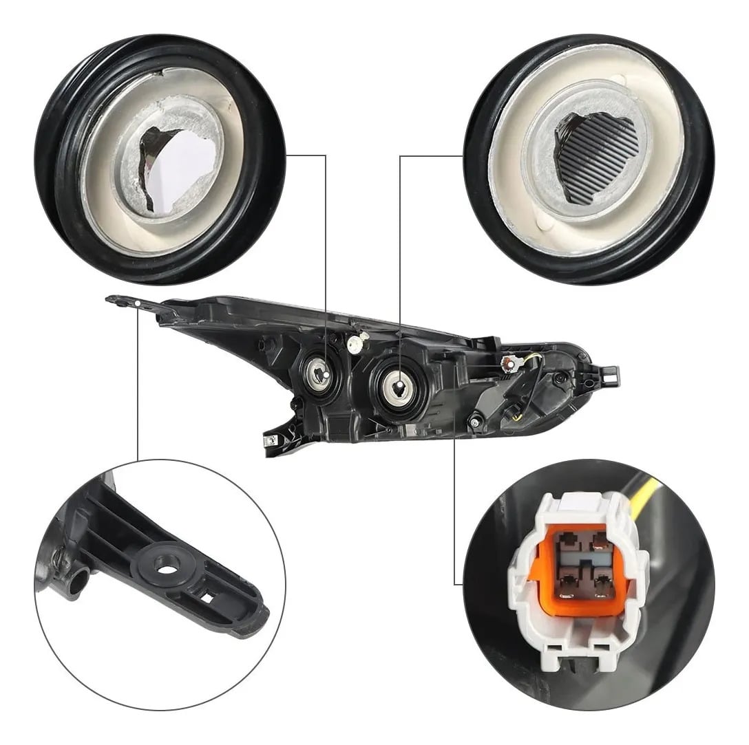 Faro Versa Con Cuarto Ambar Derecho Delantero Nissan Versa 2020-2025