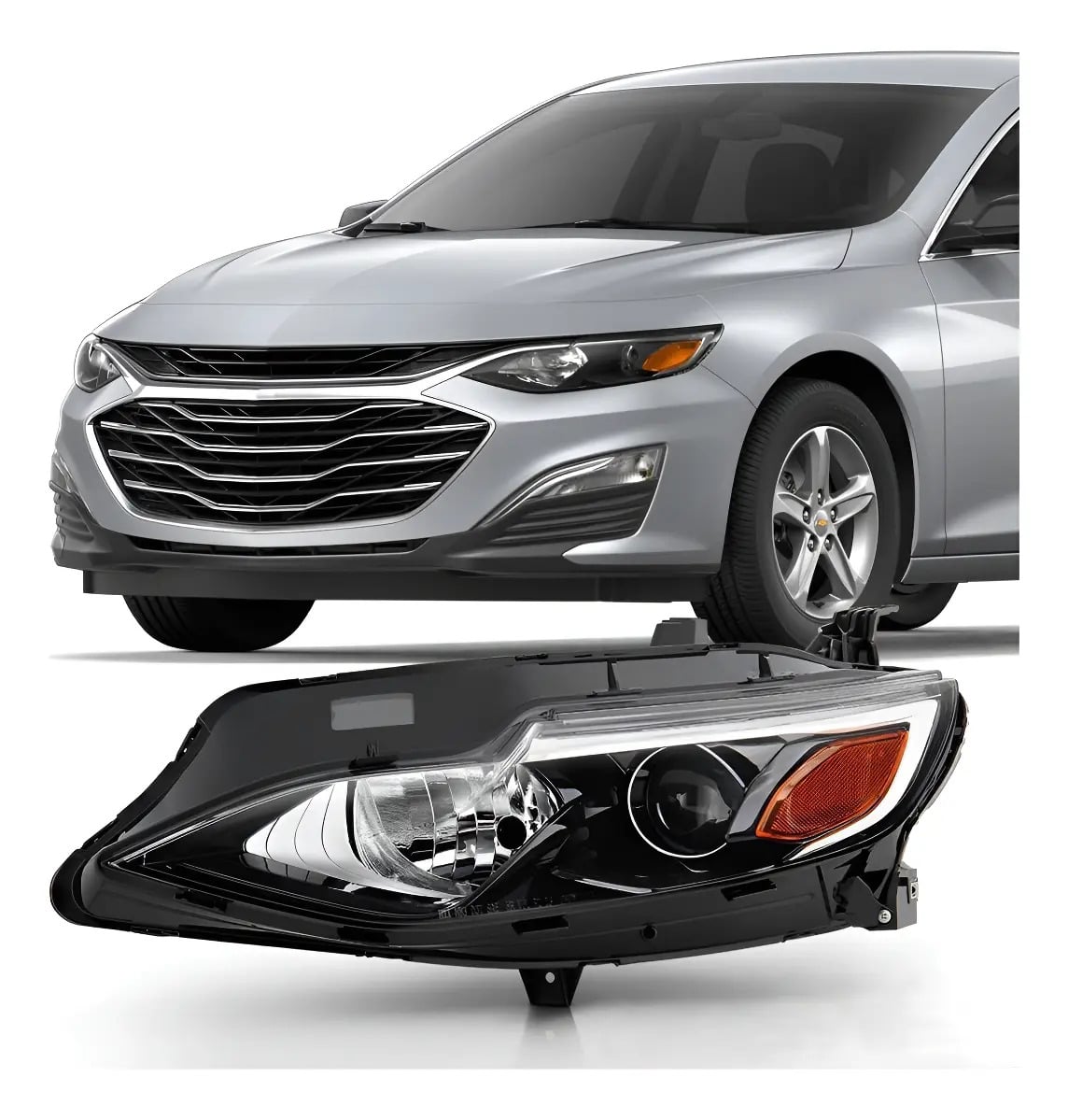 Faro Foco Izquierdo Delantero Chevrolet Malibu 2019-2025