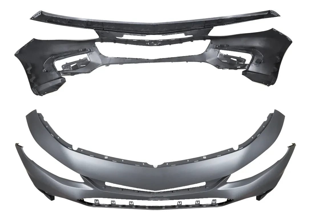 Bumper Facia Frontal Defensa Negro Chevrolet Malibu 2016-2018