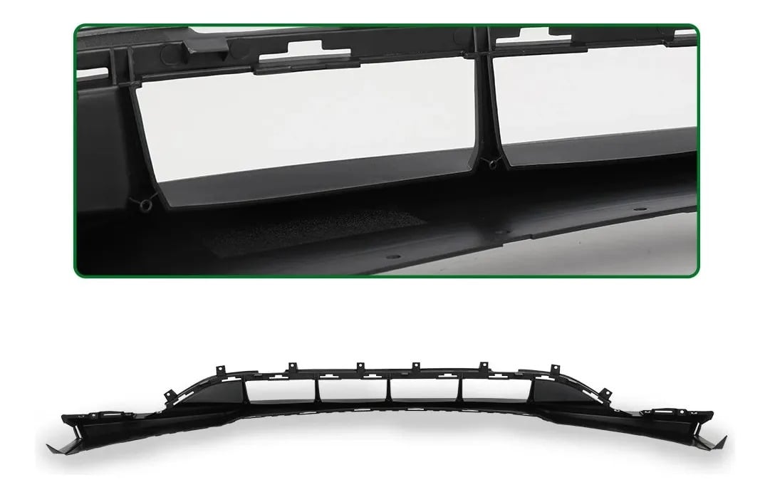 Bumper Facia Frontal Inferior Negro Chevrolet Malibu 2016-2018