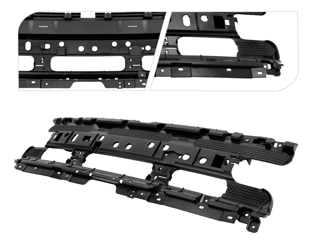 Soporte Para Parrilla Negro Y Cromado Brillante Ford Bronco Sport 2021-2025