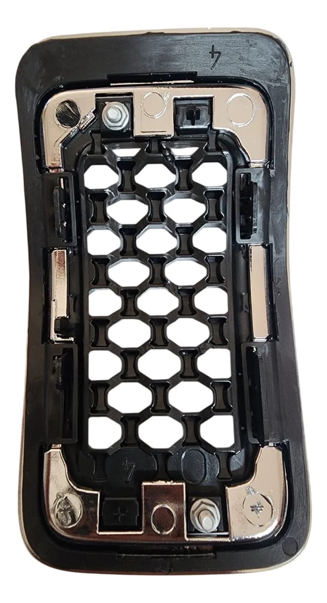 Parrilla Coraza Cromada #4 Delantero Jeep Cherokee 2019-2023