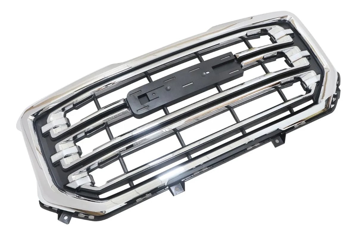 Parrilla Coraza Cromada Delantero GMC Sierra 2016-2019