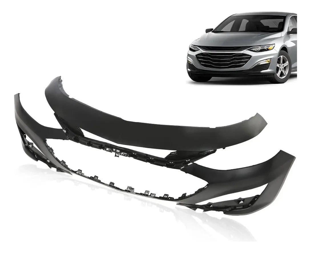 Bumper Sin Hoyos Para Sensor Delantero Chevrolet Malibu 2019-2025