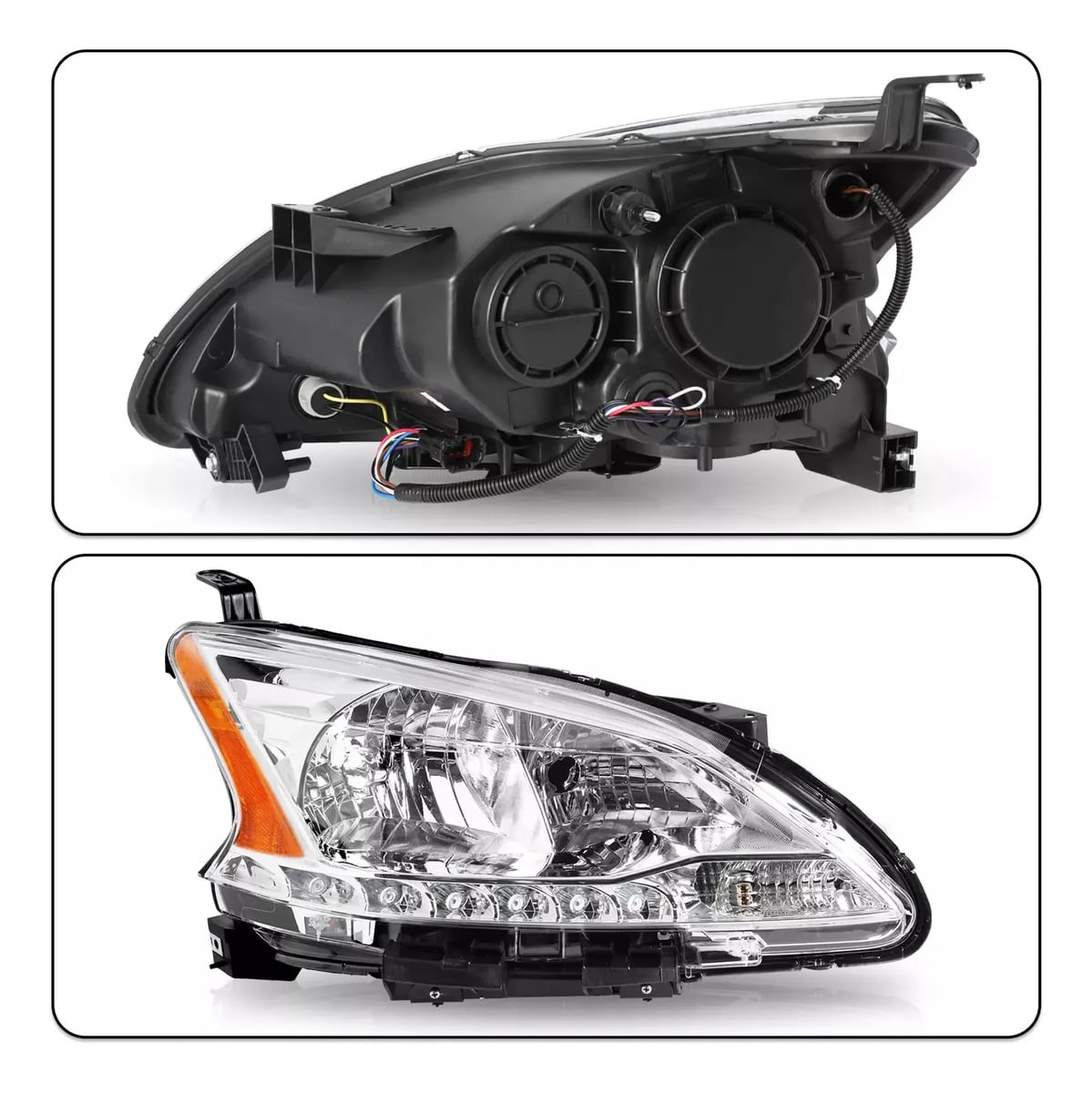 Faro Foco Derecho Delantero Nissan Sentra 2013-2015