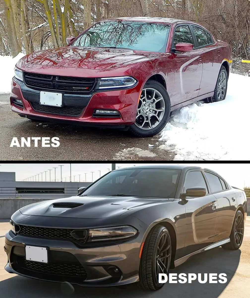 Body Kit Bumper Frontal Srt Hellcat Delantero Dodge Charger 2015-2023