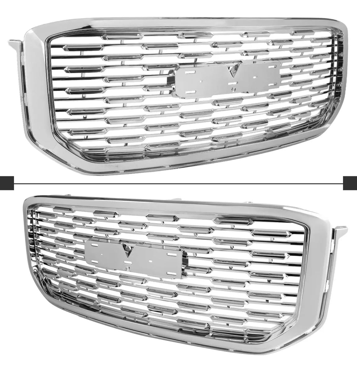 Parrilla Coraza Cromada Denali Delantero GMC Yukon 2015-2020