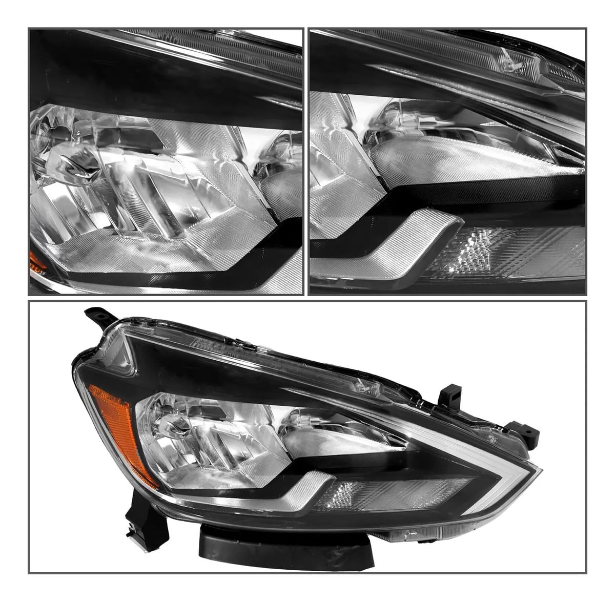 Faro Foco Derecho Delantero Nissan Sentra 2016-2019