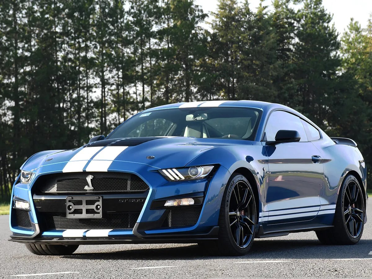 Body Kit Bumper Frontal GT 500 Negro Delantero Ford Mustang 2015-2023