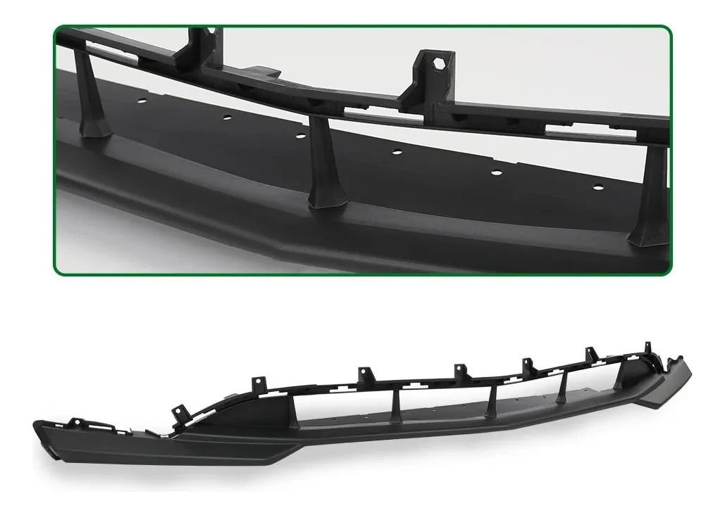 Bumper Facia Frontal Inferior Negro Chevrolet Malibu 2016-2018