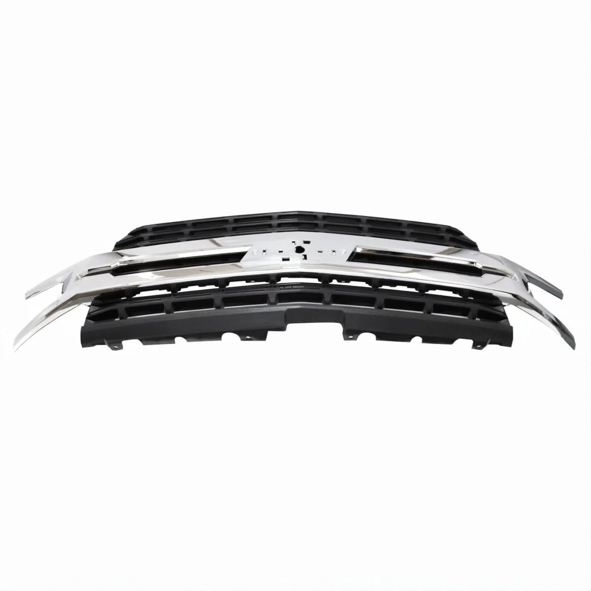 Parrilla 1500 Cromada Negro Y Cromado Brillante Chevrolet Silverado 2019-2021