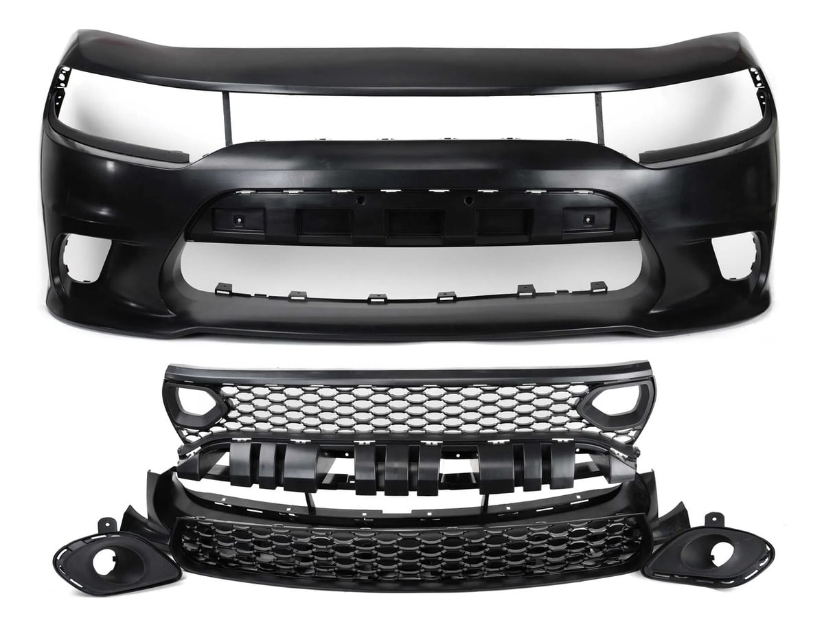 Body Kit Bumper Frontal Srt Hellcat Delantero Dodge Charger 2015-2023