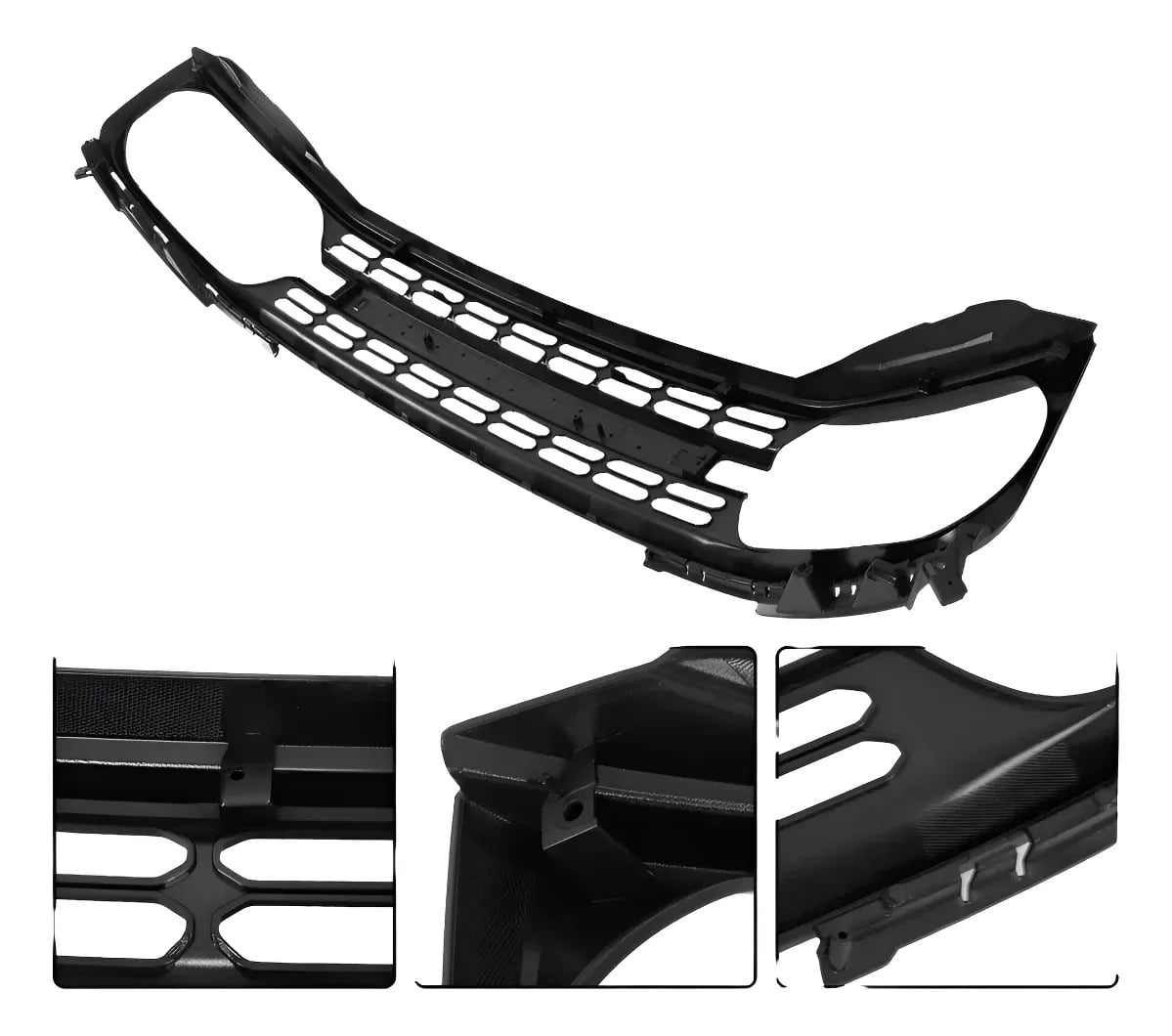 Parrilla Coraza Negro Mate Delantero Ford Bronco Sport 2021-2026