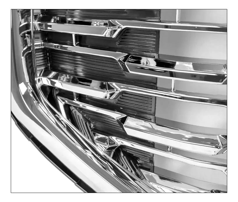 Parrilla Coraza Superior Denali Cromado Delantero GMC Terrain 2018-2024