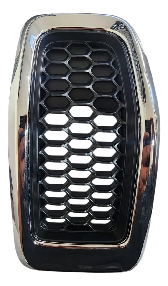 Parrilla Coraza Cromada #2 Delantero Jeep Cherokee 2014-2018