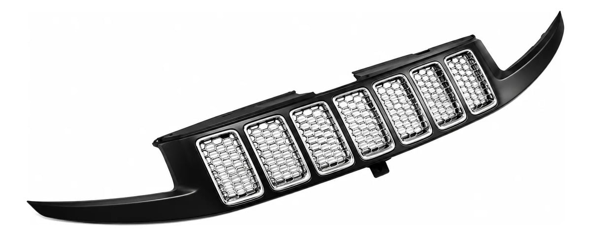 Parrilla Coraza Panal Cromado Delantero Jeep Grand Cherokee 2014-2016