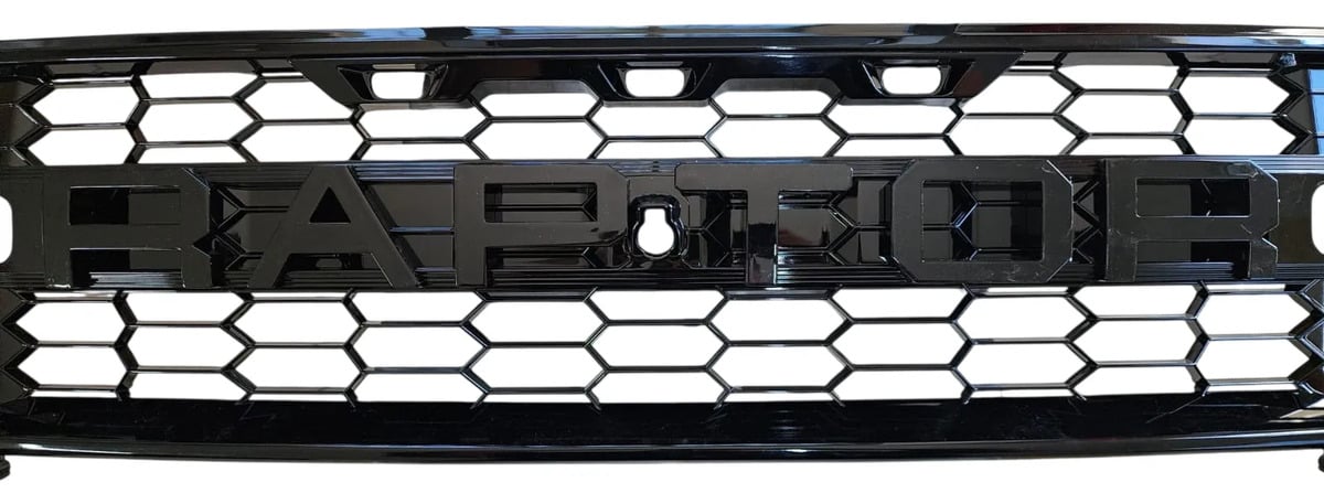 Parrilla Coraza Tipo Raptor Negro Brillante Delantero Ford Bronco Sport 2021-2026