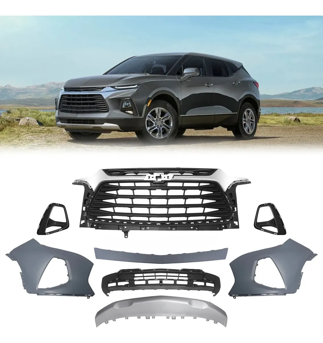 Kit Bumper Completo Lt Delantero Chevrolet Blazer 2019-2022