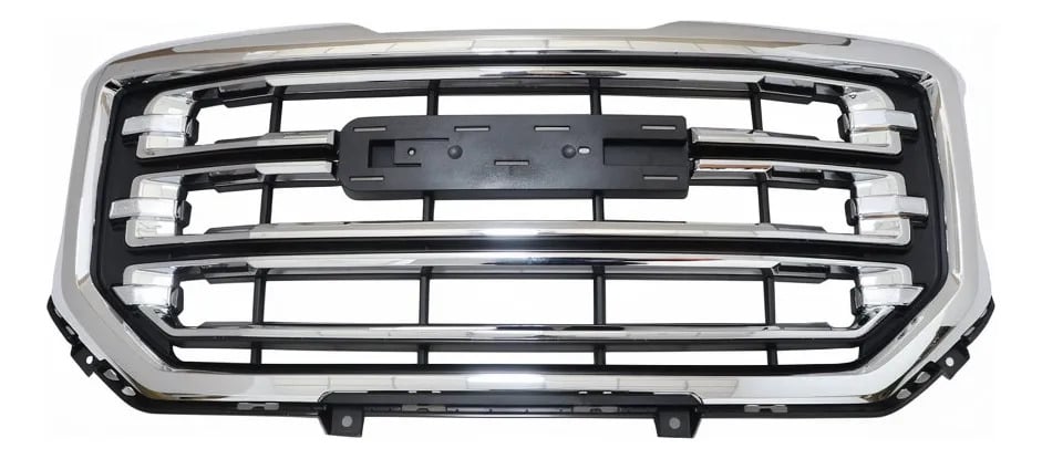 Parrilla Coraza Cromada Delantero GMC Sierra 2016-2019