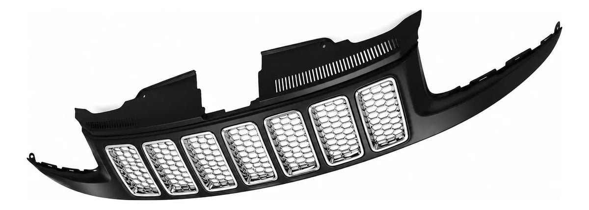 Parrilla Coraza Panal Cromado Delantero Jeep Grand Cherokee 2014-2016