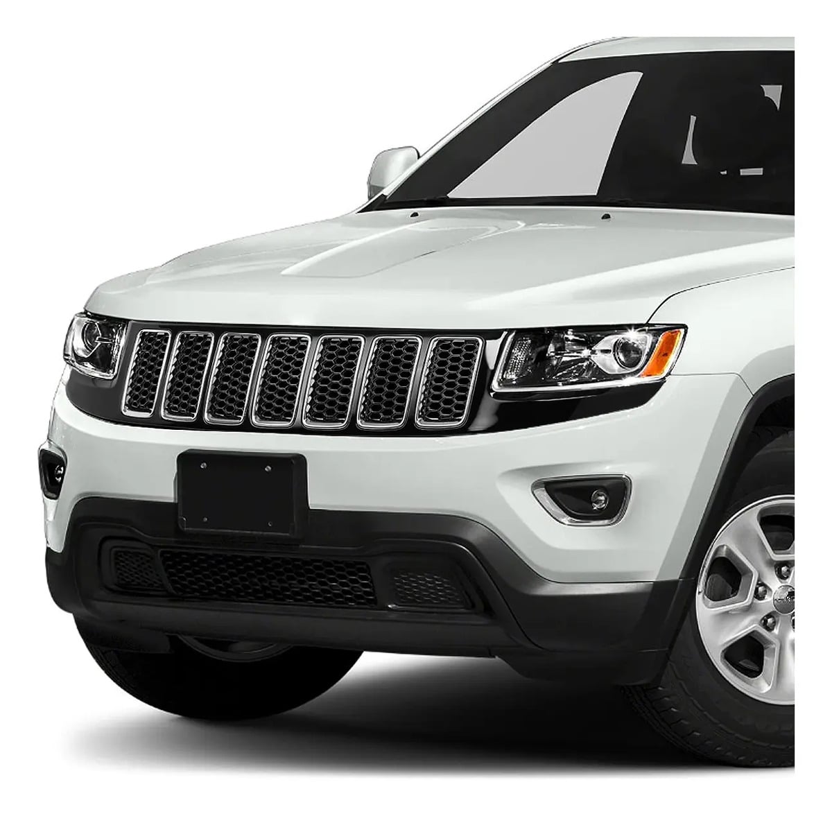 Parrilla Coraza Marco Cromado Panal Delantero Jeep Grand Cherokee 2014-2016
