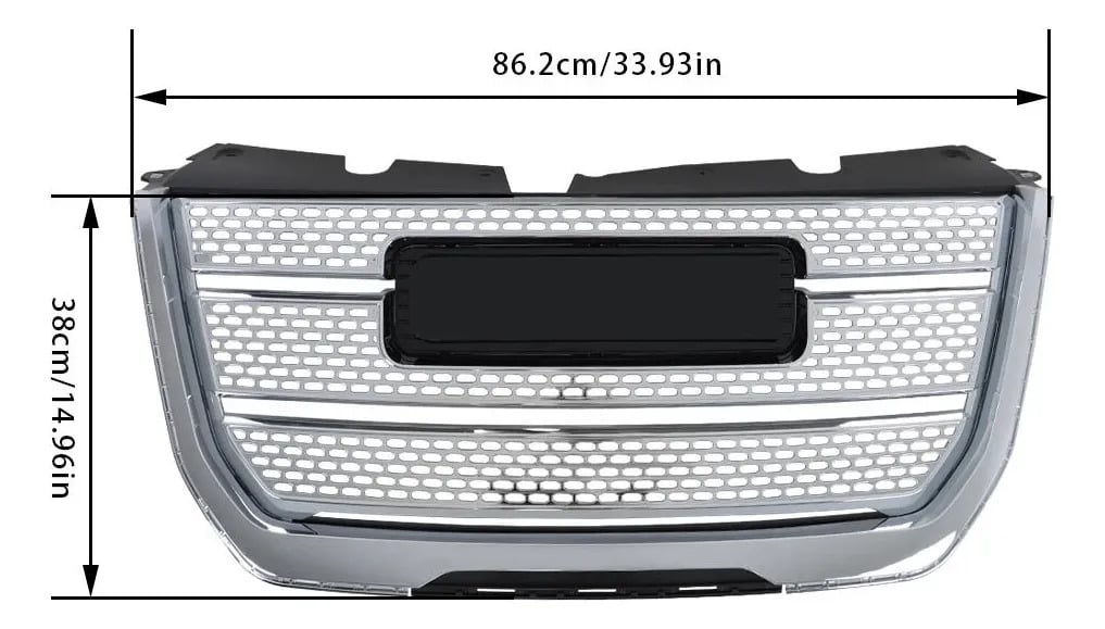 Parrilla Coraza Denali Cromada Delantero GMC Terrain 2016-2017