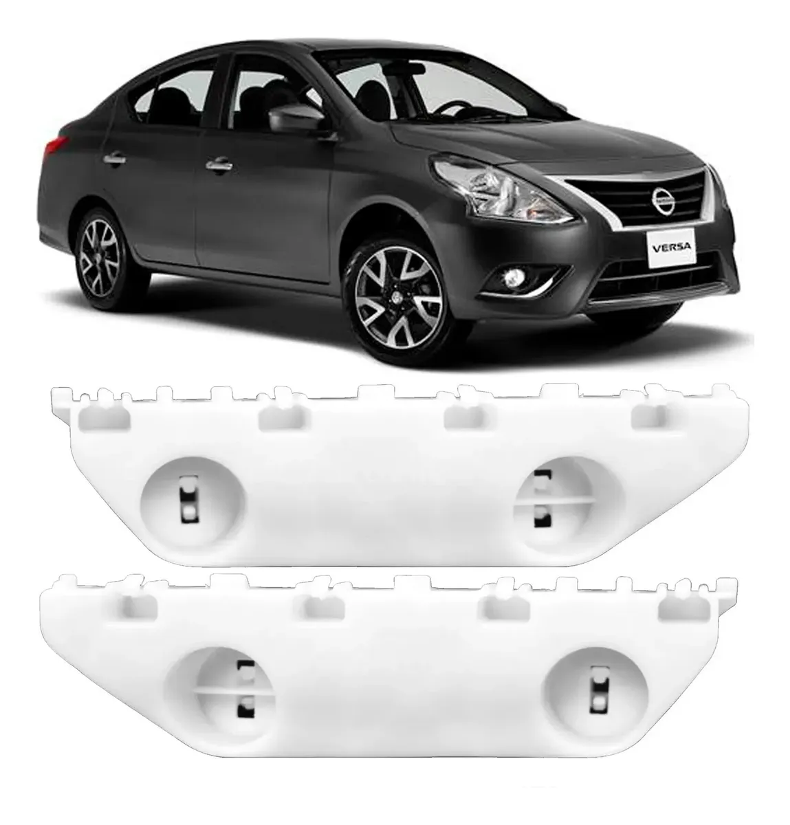 Par De Guías De Bumper Versa