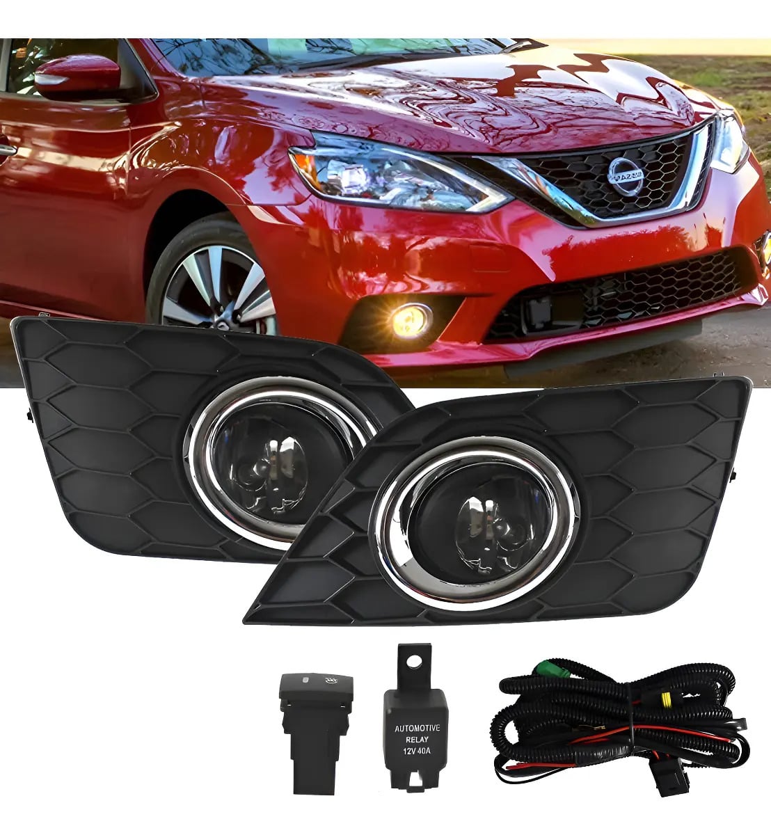 Kit Completo Faros De Niebla Para Claro