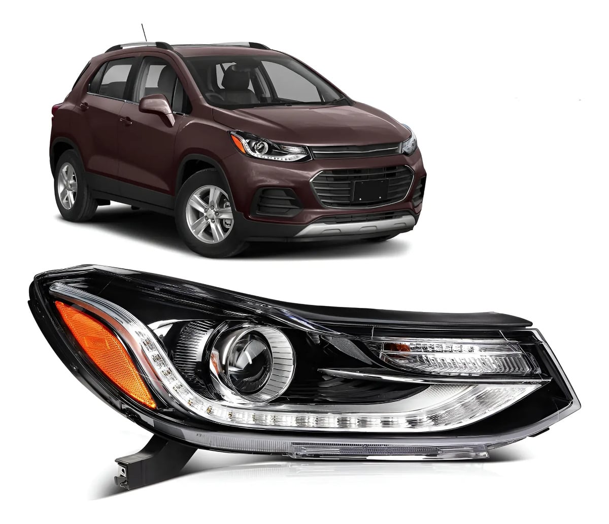 Faro Led Con Lupa