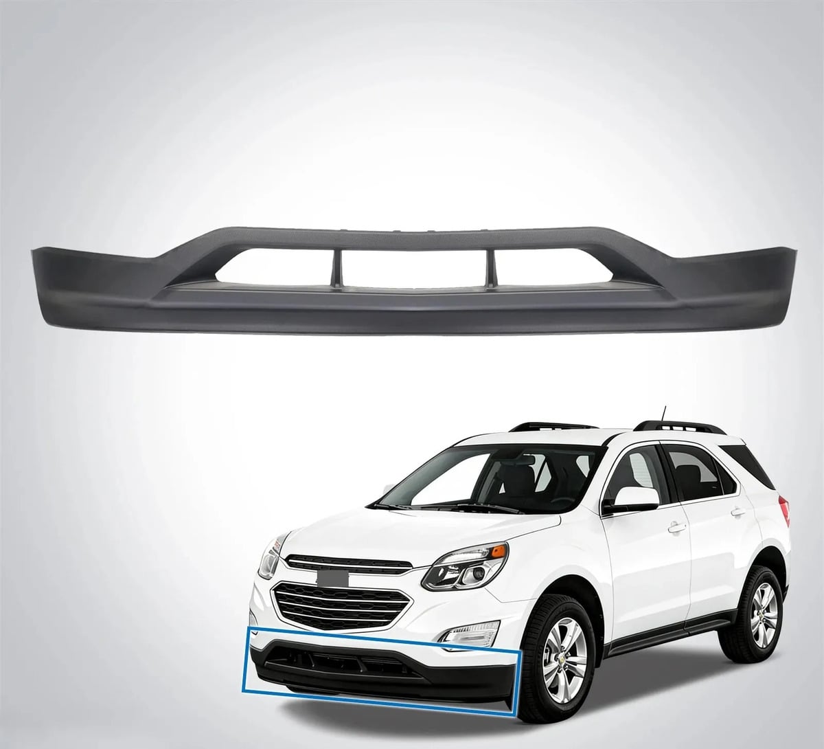 Bumper Inferior Valance Defensa Negro