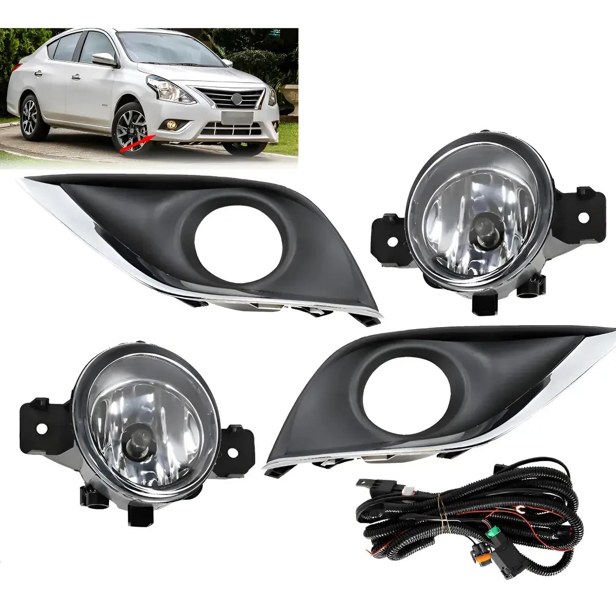 Kit Faros De Niebla Versa