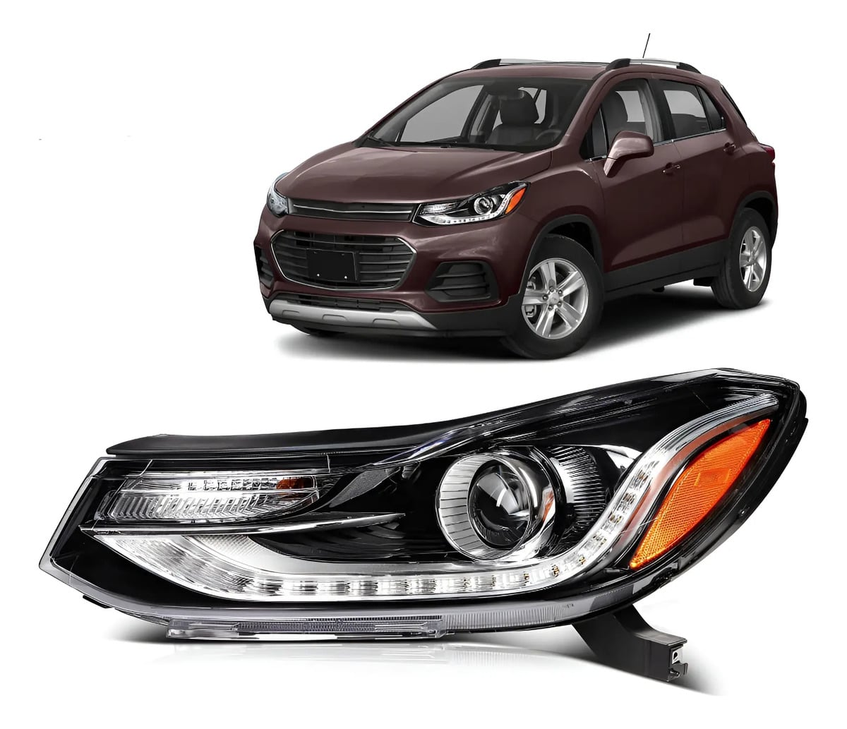 Faro Led Con Lupa
